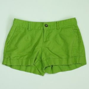 Banana Republic Green Linen Shorts | Linen Shorts